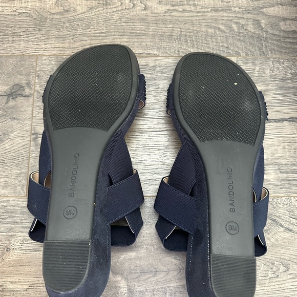 Bandolino Navy Blue Dress Sandals Size 9 - Picture 5 of 5